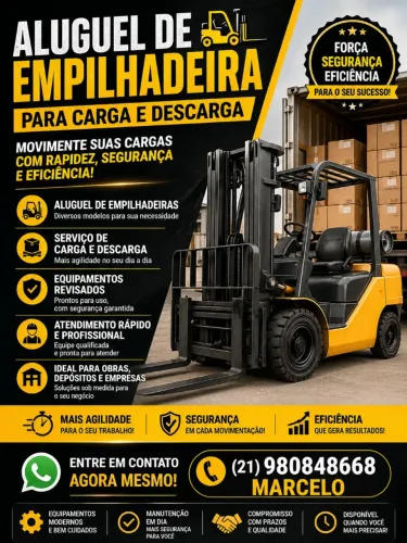 Aluguel de empilhadeiras