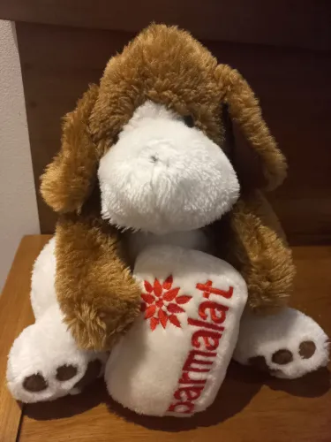 Pelúcia cachorro parmalat
