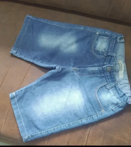 Bermuda Jeans Infantil/Juvenil Masculina Paparrel - Tamanho 16 35 reais