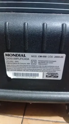 Caixa de som mondial
