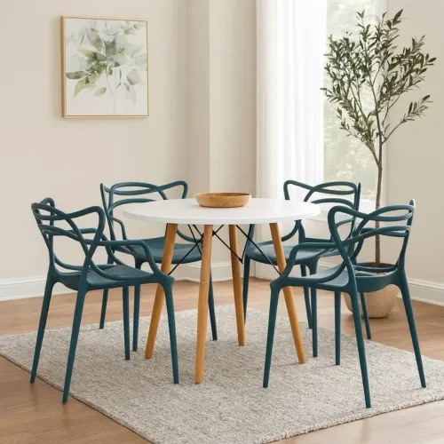 Conjunto mesa com 4 cadeiras