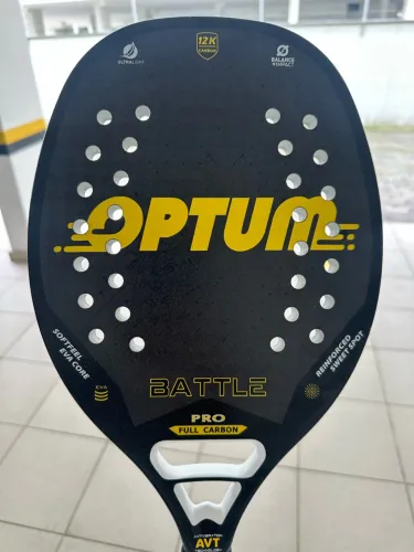 Raquete de Beach Tênis de fibra de carbono OPTUM BATTLE 12K
