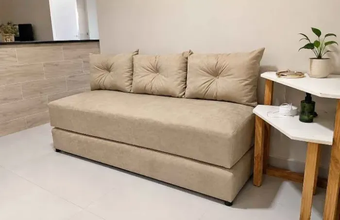 SOFÁ CAMA BEGE