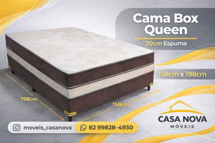 Cama Box Queen 20cm