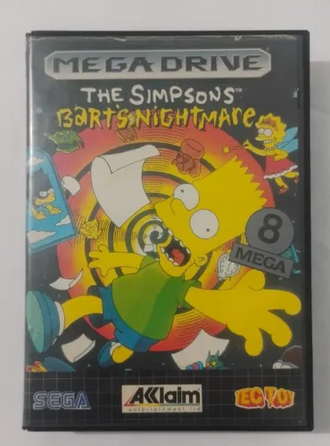 The Simpsons Bart's Nightmare original Mega Drive