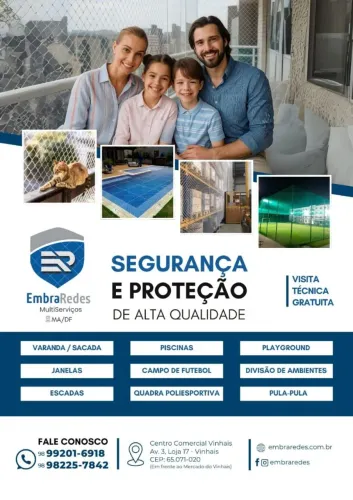 REDES DE PROTEÇÃO SALVAM VIDAS