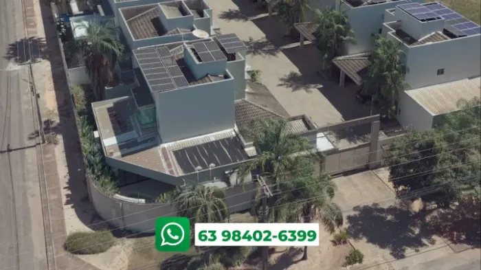 Sobrado de 3 Quartos Mobiliado - Condomínio Fechado - Centro de Palmas - 195 m² - 110norte