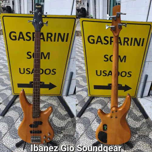 Baixo Ibanez 4 cordas (com detalhes)