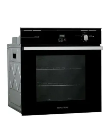 Forno de Embutir a Gás Brastemp 78L Preto Grill - BOA84AE