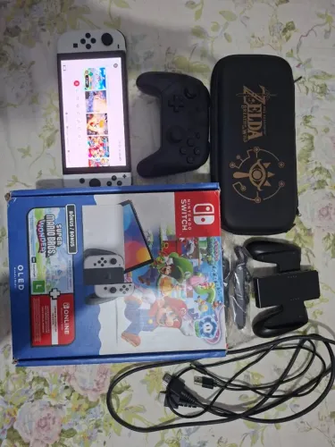 Nintendo Switch Oled 128g desbloqueado