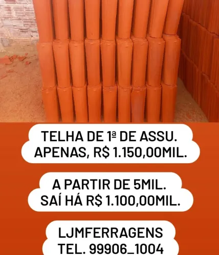 TELHA DE 1ª DE ASSU.