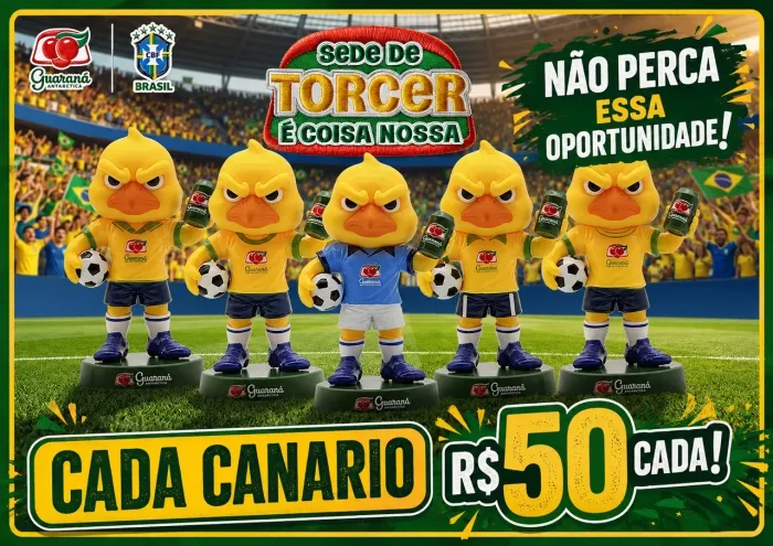 Canário guaraná antártica 