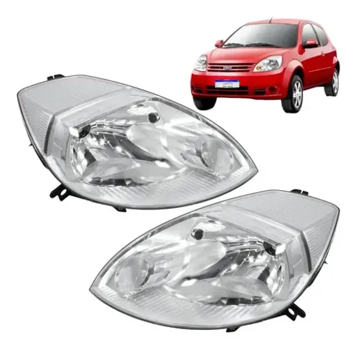 Par Farol Ford Ka Cromado 2008 2009 2010 2011 2012 2013 Novo Direito