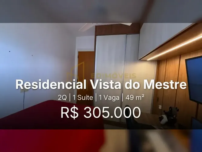 Linda unidade no Residencial Vista do Mestre perto de tudo que você precisa!