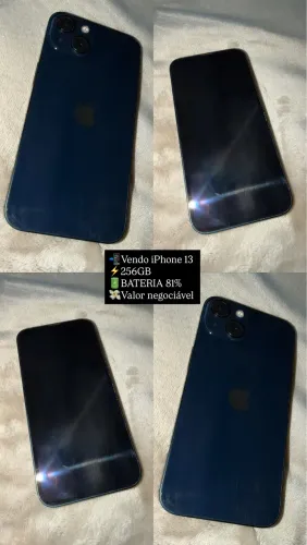 iPhone 13 - 256 GB - pouco tempo de uso