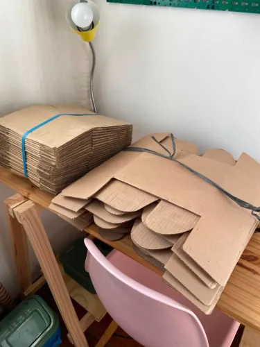 Caixas de papelão