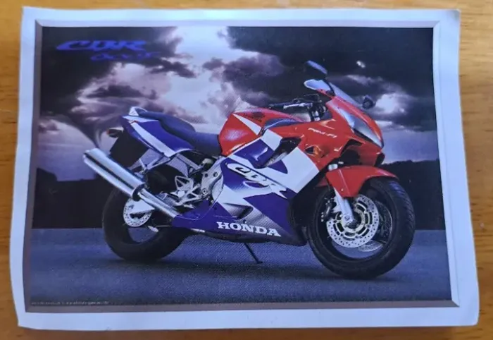 ADESIVO MOTO HONDA CBR 600 F1