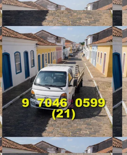 frete em caminhão aberto para sua mudança na Gávea, Copacabana e Botafogo!