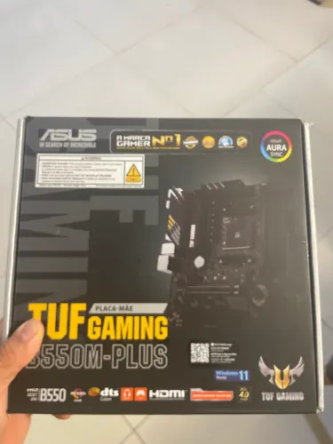 Placa mãe B550m asus tuf gaming plus