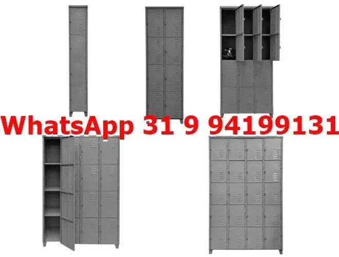 Armário de aço Roupeiros Escaninhos Estantes Novos Frete Gratis