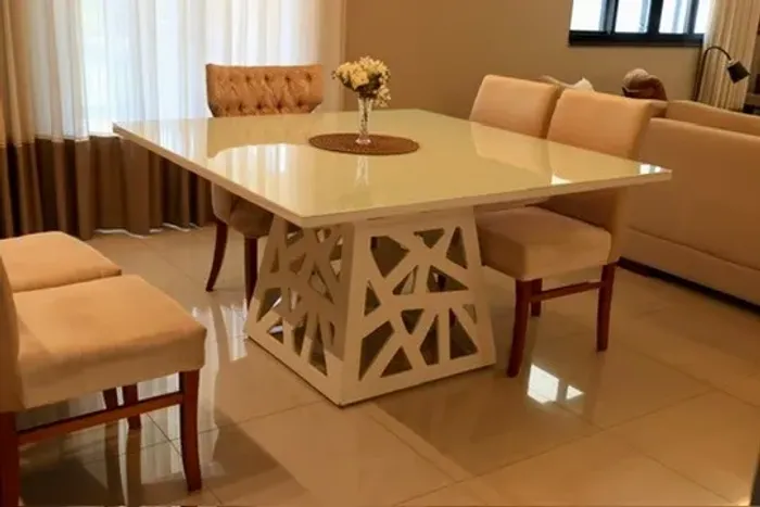 Mesa de jantar de 6 lugares + Aparador - WJ Design