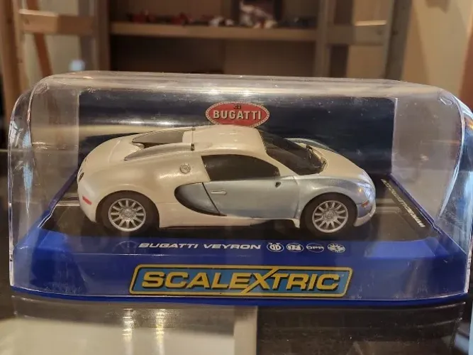 Autorama Scalextric Bugatti Veyron - Carro raro e impecável