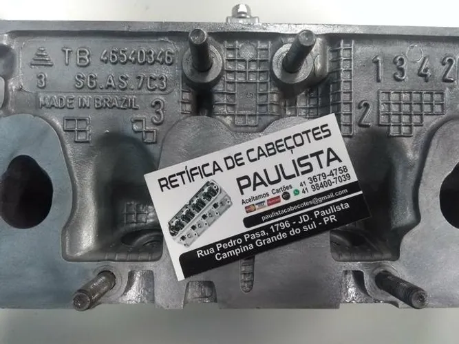 Cabeçote fiat fire 1.0 e 1.3