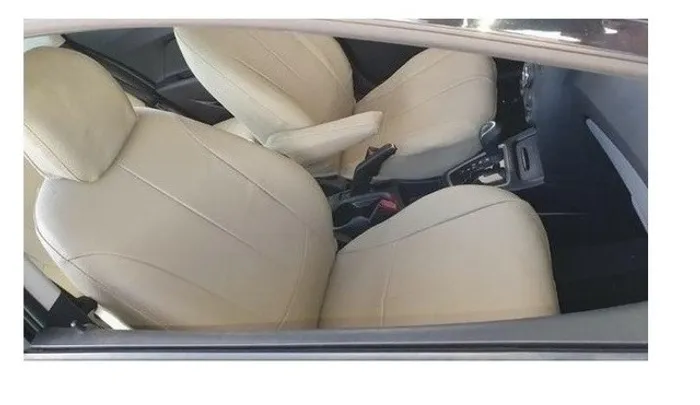 Capa banco Couro Corvin Bege frente e costa Universal todos os carro hhh