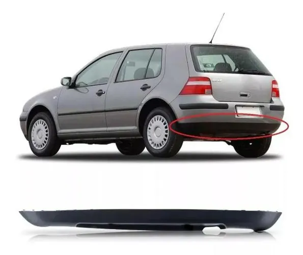 Spoiler Saia Parachoque Traseiro Golf 2000 2001 a 2006 2007
