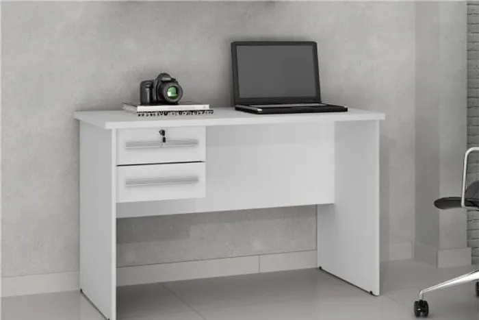Mesa Para Computador Byte Branco - Frete Grátis - 10x S/ Juros - Receba Hoje