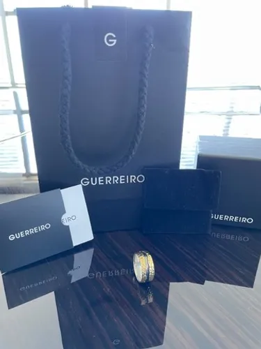 Guerreiro - Anel Ouro 18k + Prata 925