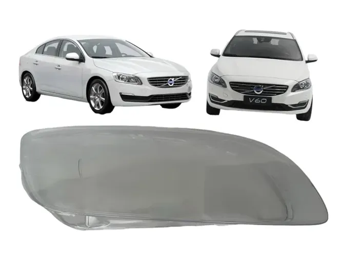 Lente Farol Direito Volvo S60 V60 2014 2015 2016 2017 2018