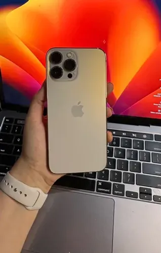 iPhone 13 Pro Max Gold todo original 