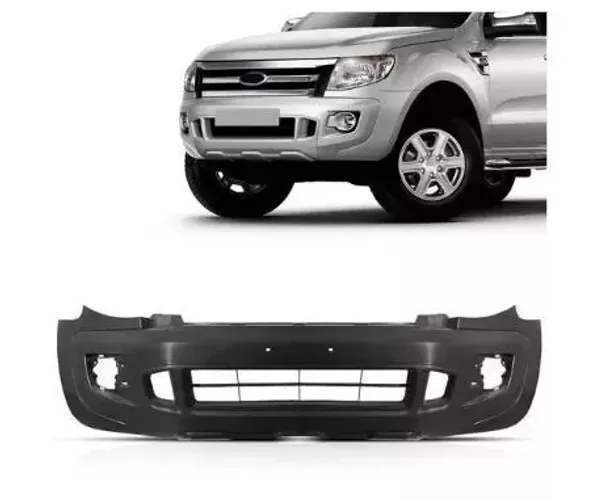 Parachoque Dianteiro Ford Ranger 2013 à 2016- Preto Liso- TYG