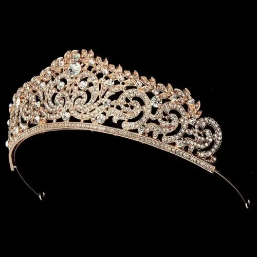 Coroa Noiva Casamento Grinalda Tiara Debutante Daminha Modelo Arabescos
