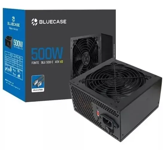 Fonte De Alimentação Para Pc Bluecase Blu 500-e 500w