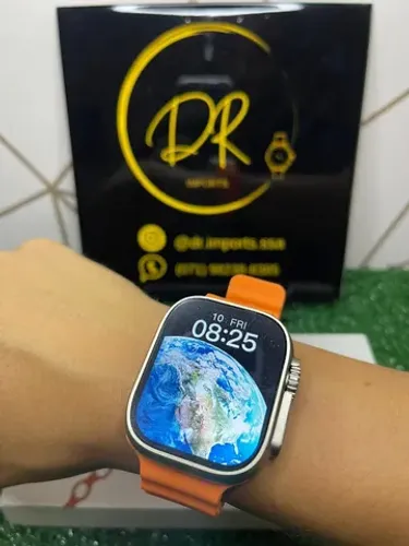 Smartwatch Ultra 9 Microwear original + Película 3D Brinde Pronta Entrega