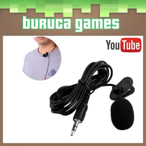 Microfone de Lapela P2 para Youtubers (novo)