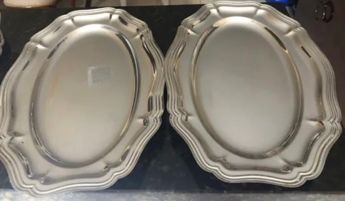 Duplas de bandejas para festa