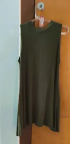 vestido verde militar