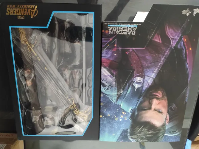 Hot Toys Marvel Disney vingadores Figura de ação Captain America Infinity War 1/6