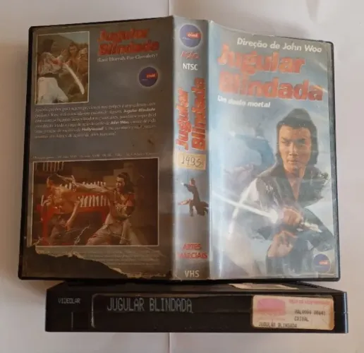 VHS Dublado Jugular Blindada - John Woo Selo Crival