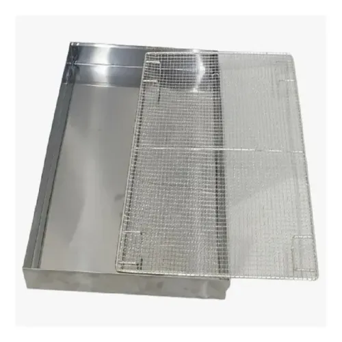 Escorredor Fritura Gordura Pastel Aço Inox 40x30