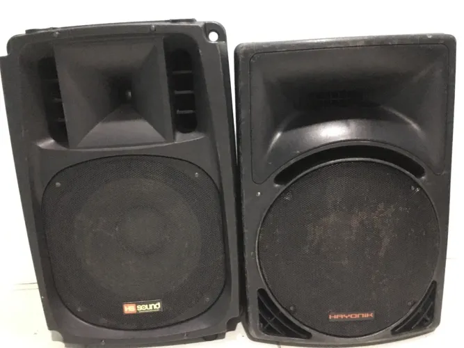 Caixa de Som Amplificada HS Sound e Hayonik