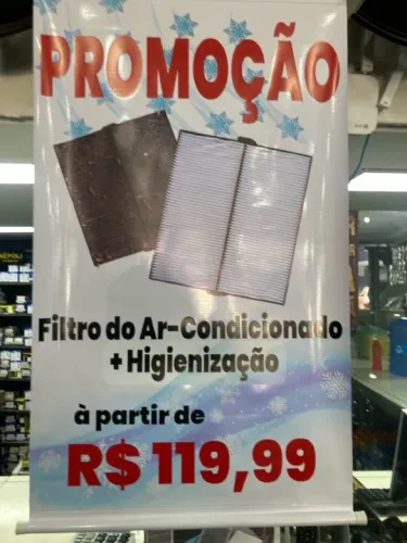 Troca Filtro de ar condicionado + Higienização 