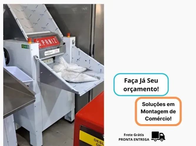 Cilindro de Massas 14KG 2 Motores G-Paniz Novo