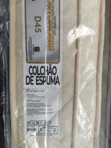 Colchão casal D45 de 24cm de altura 830$ e frete grátis