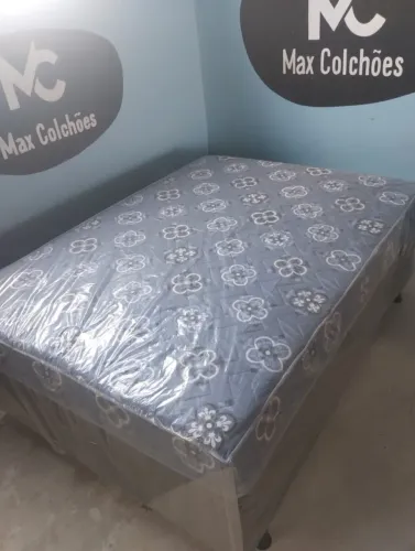 Cama Box Casal Molas Bonnel - Conforto e Resistência