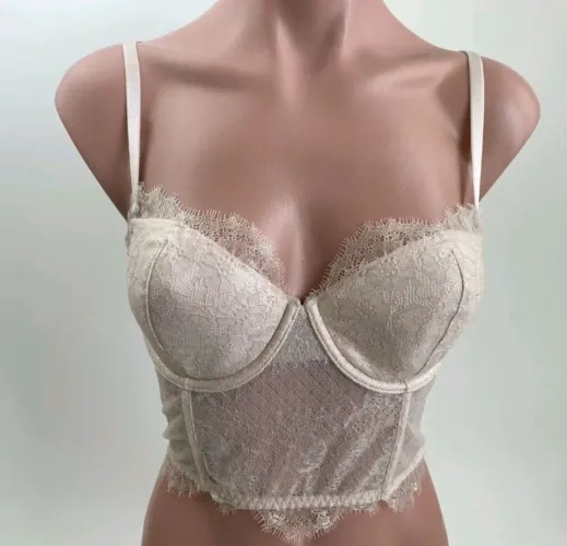corset dream angels victorias secret rosa bebê