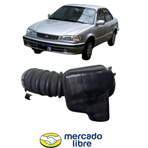 Filtro Caixa Ar Mangueira Toyota Corolla 1998 A 2003 Preto